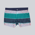 MÏAU Club Short Tongues Deep Med Green men's swim shorts