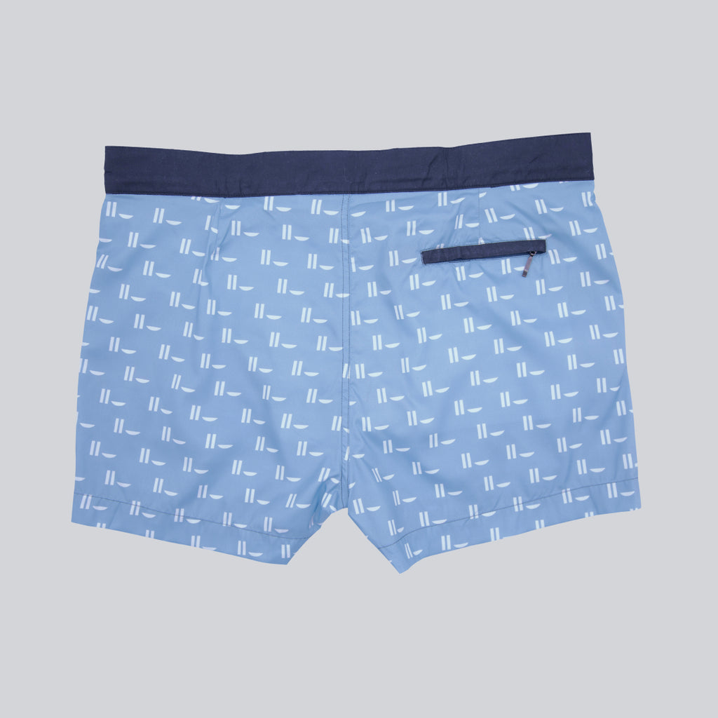 MÏAU Club Short Brasilia Blue Coaster men's swim shorts