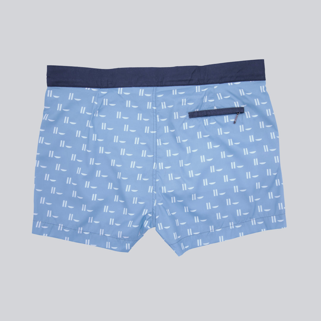 MÏAU Club Short Brasilia Blue Coaster men's swim shorts