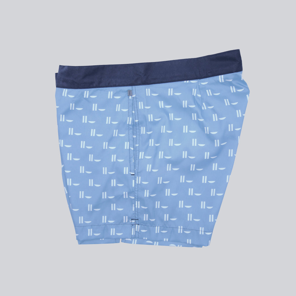 MÏAU Club Short Brasilia Blue Coaster men's swim shorts