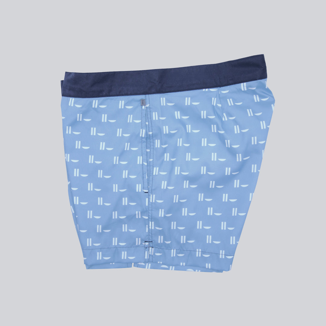 MÏAU Club Short Brasilia Blue Coaster men's swim shorts