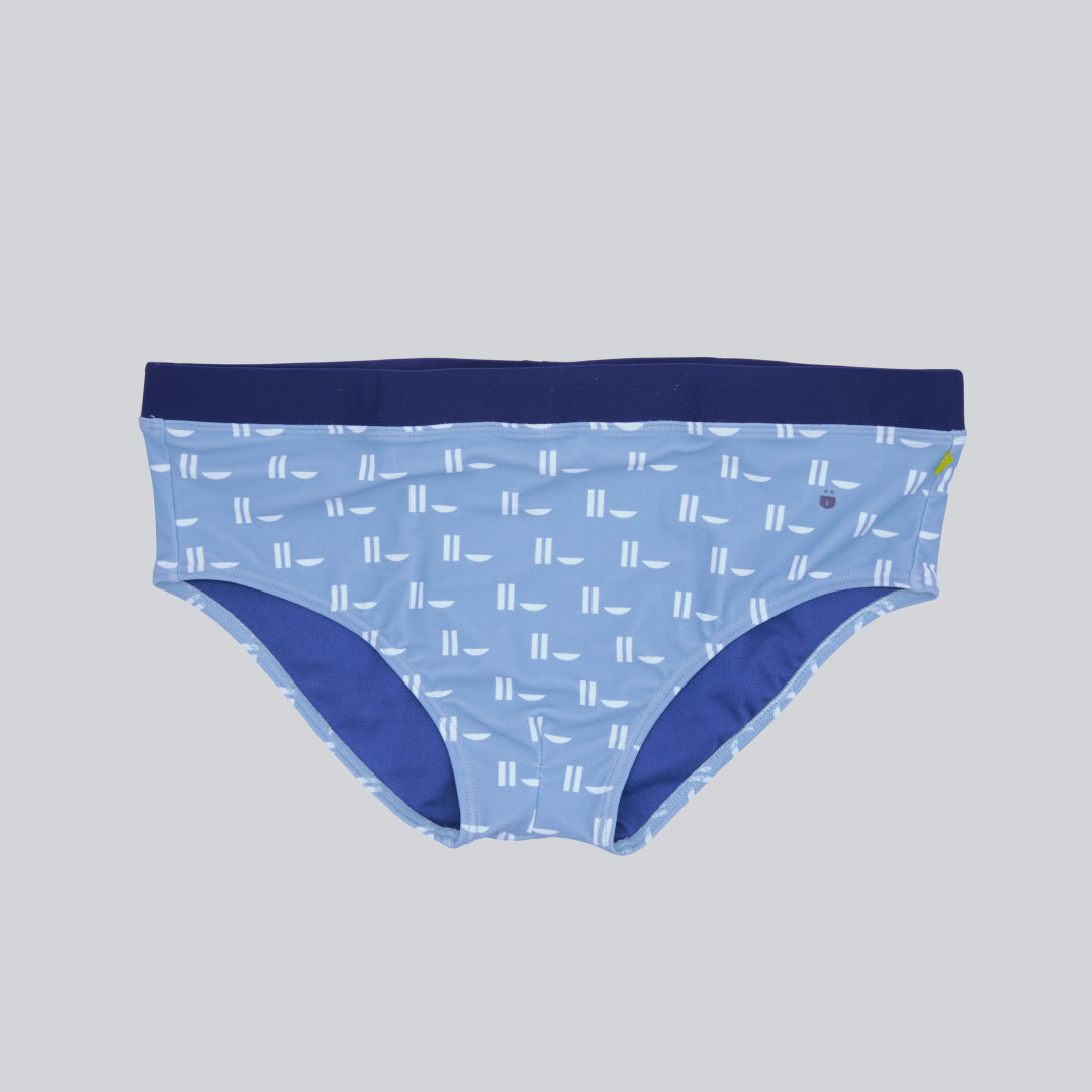 MÏAU Club Brief Brasilia Blue Coaster men's swim brief