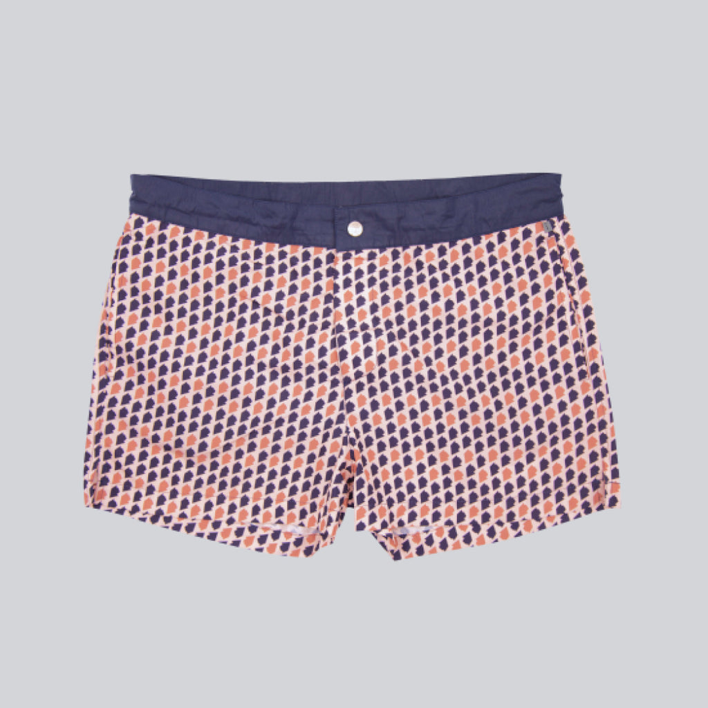 MÏAU Club Short Cat Kinky Pinky men's swim shorts