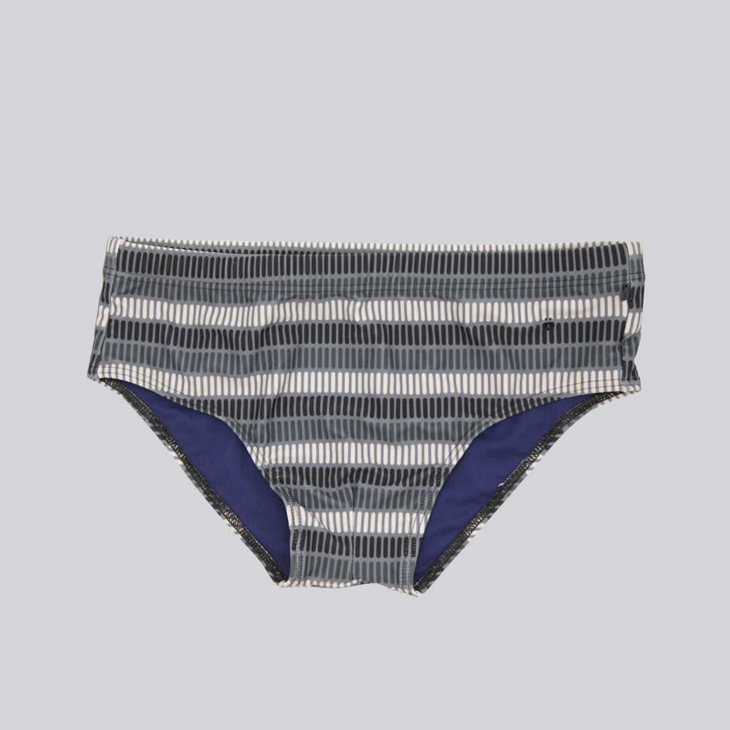 MÏAU Smart Brief Tongue Grey men's swim brief