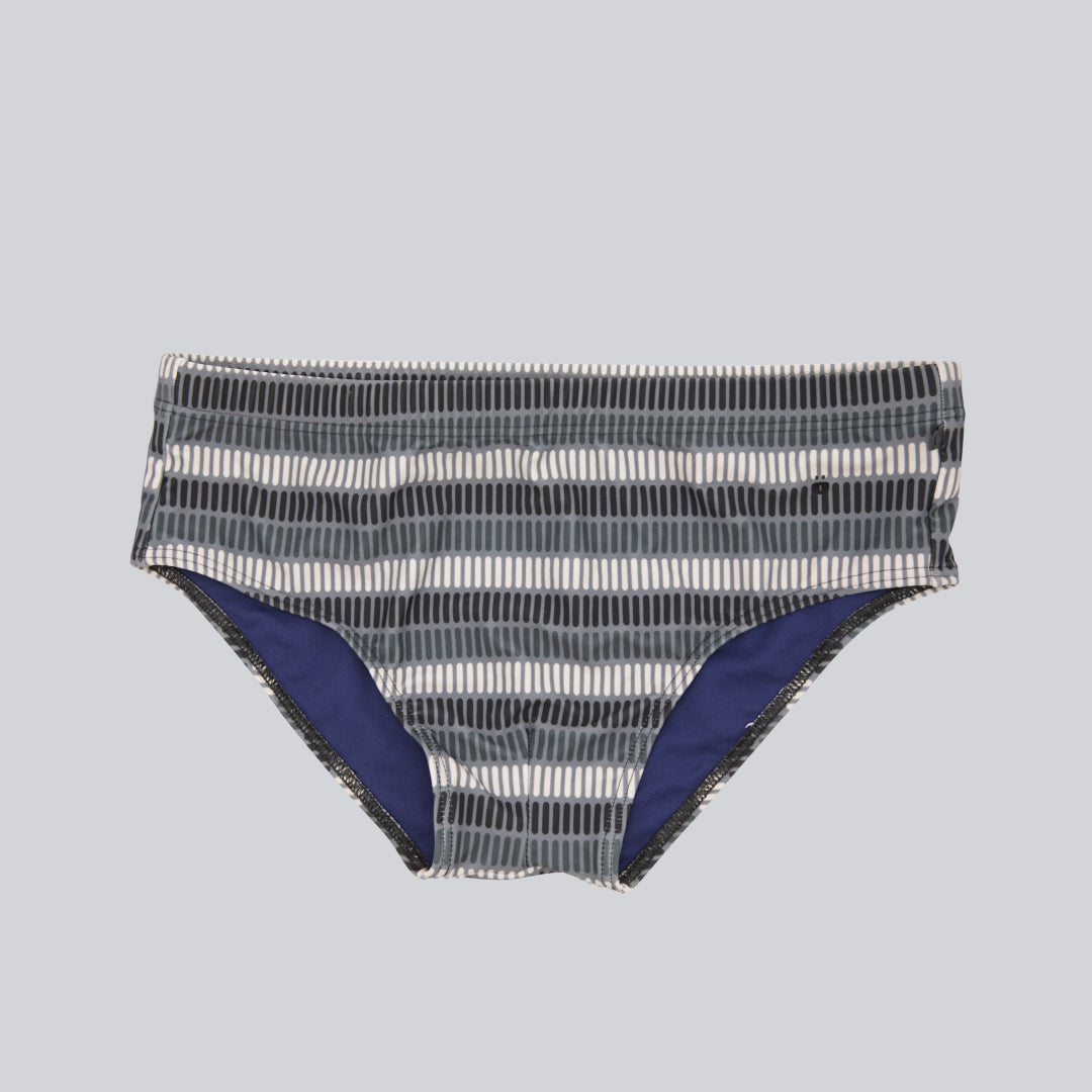 MÏAU Smart Brief Tongue Grey men's swim brief