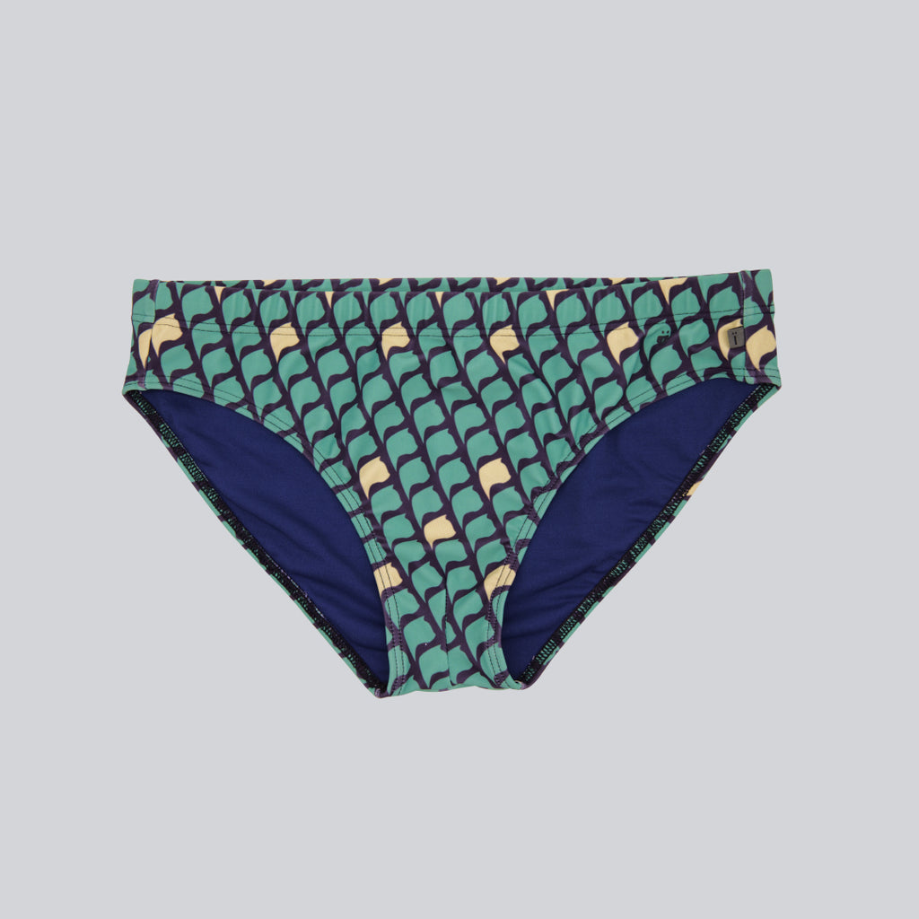MÏAU Sport Brief Cat Infinite Blue men's swim brief