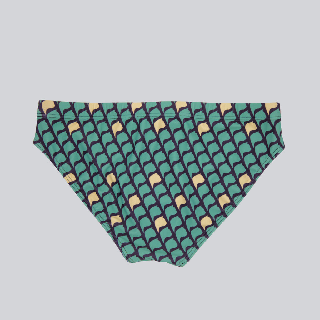 MÏAU Sport Brief Cat Infinite Blue men's swim brief