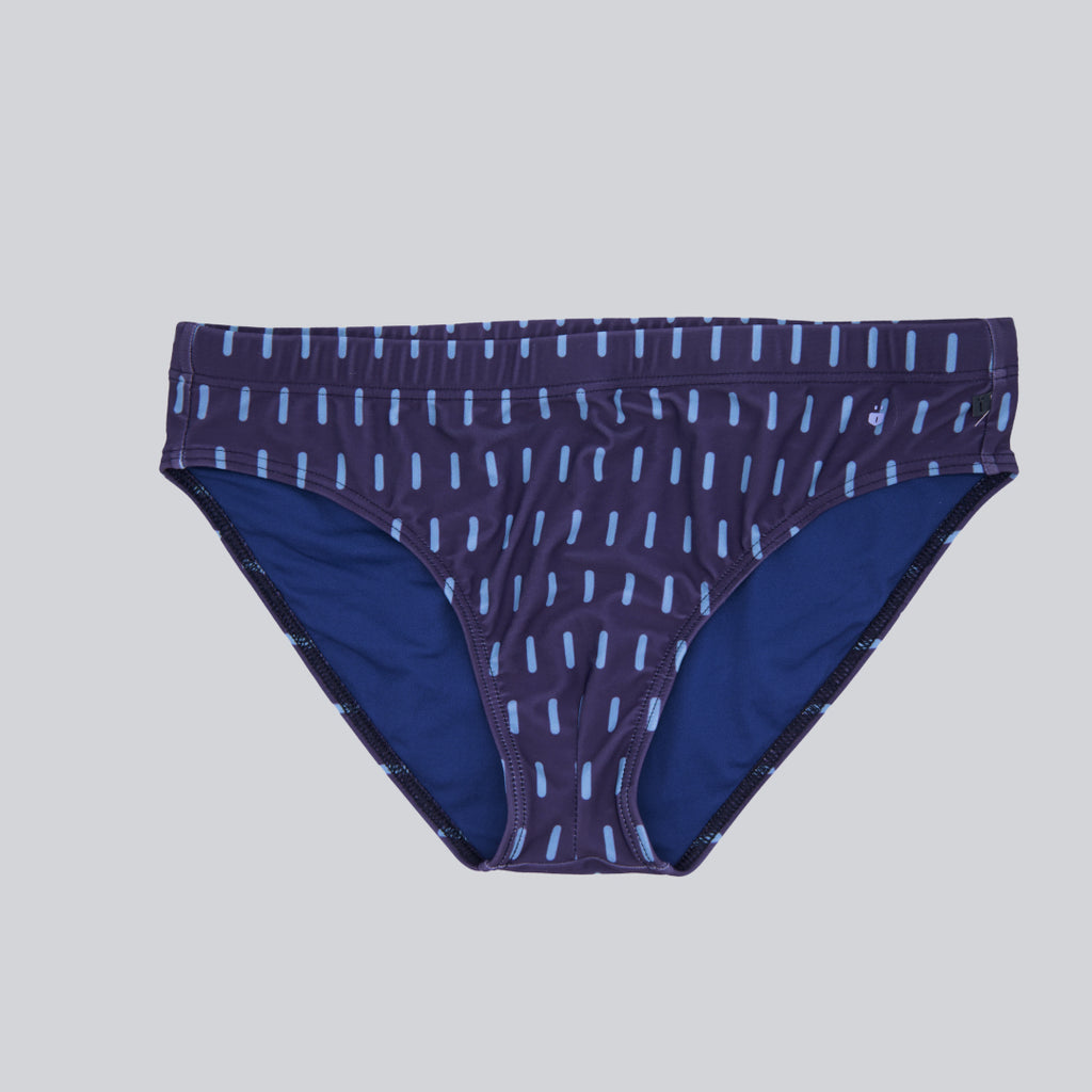 MÏAU Sport Brief Tongue Infinite Blue men's swim brief