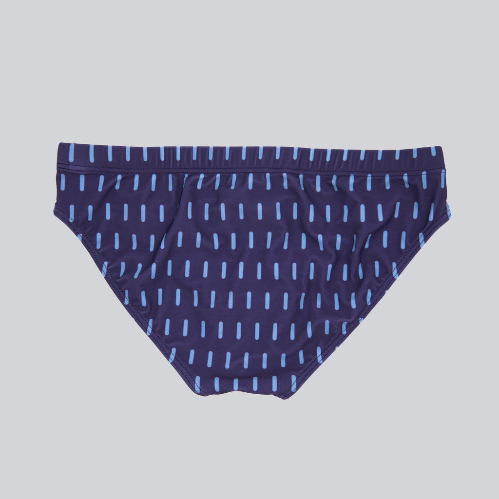 MÏAU Sport Brief Tongue Infinite Blue men's swim brief
