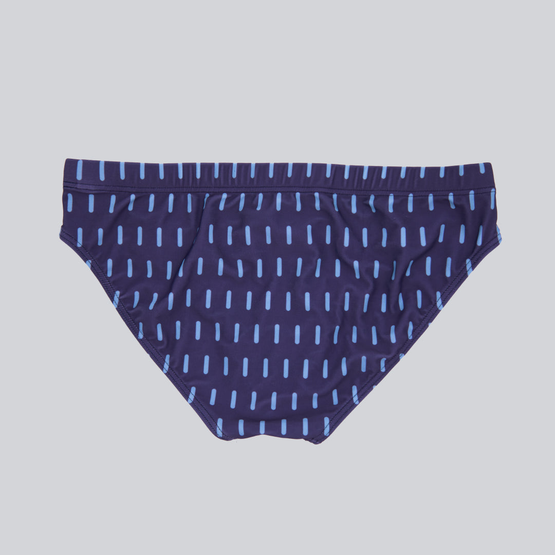 MÏAU Sport Brief Tongue Infinite Blue men's swim brief