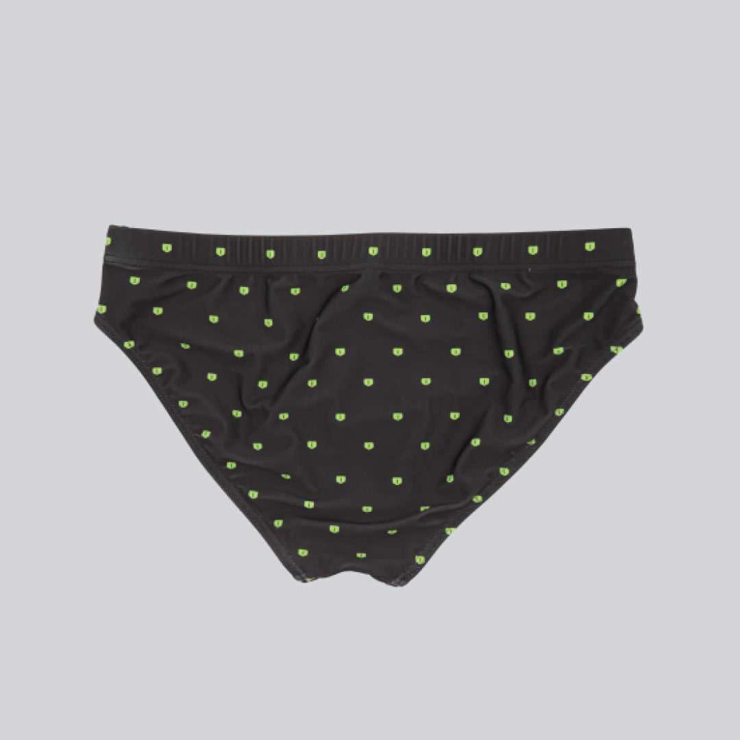 MÏAU Sport Brief Cat Club Black men's swim brief