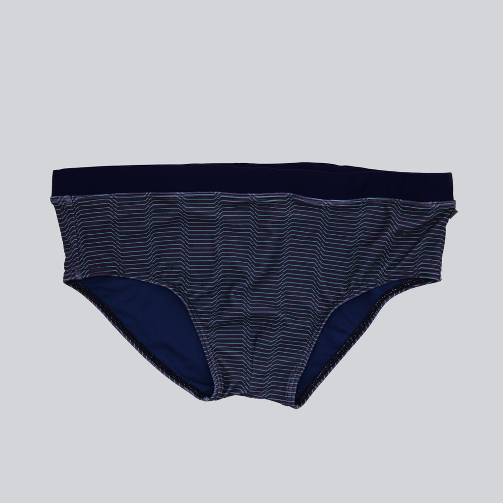 MÏAU Club Brief Line Infinite Blue men's swim brief