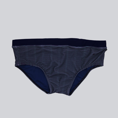 MÏAU Club Brief Line Infinite Blue men's swim brief