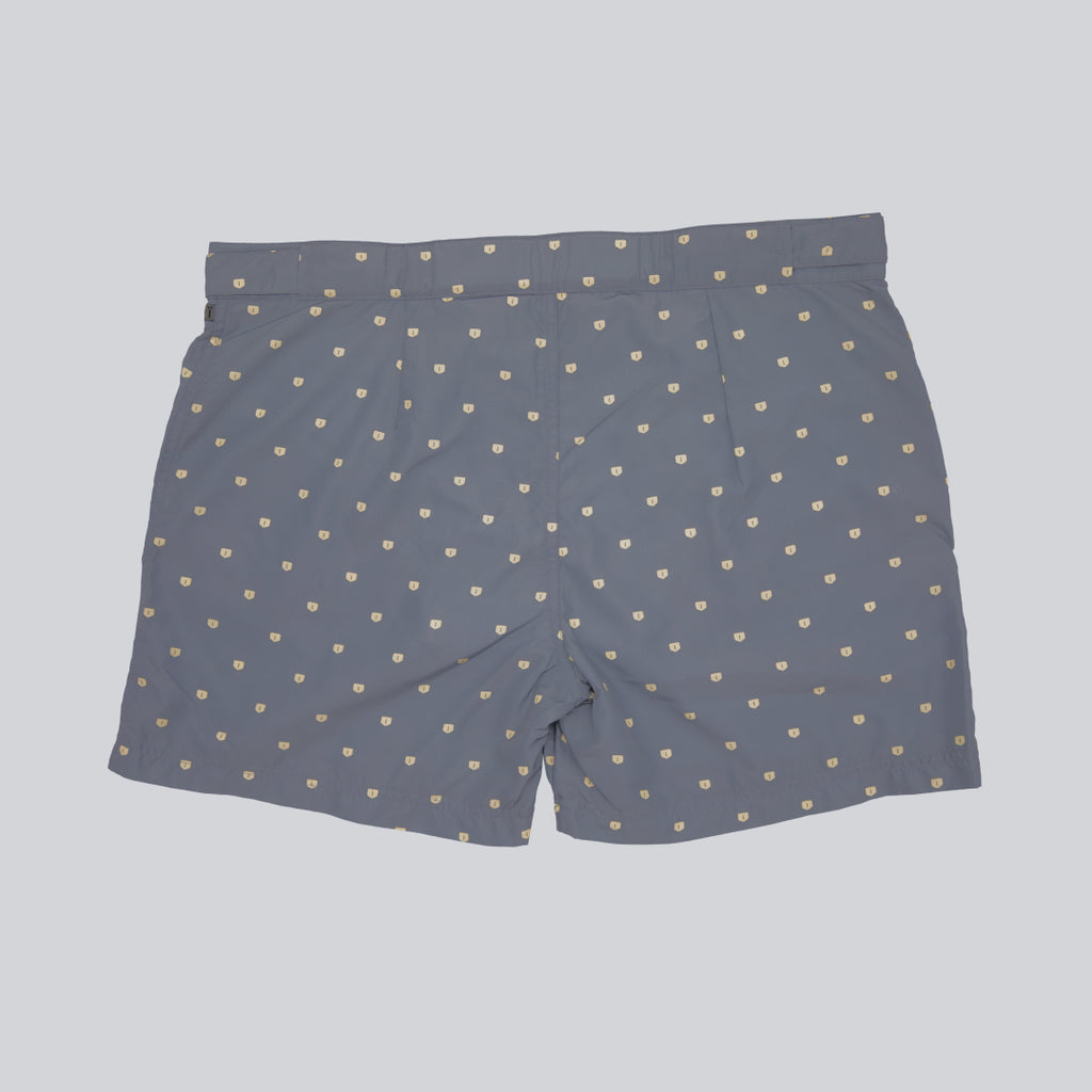 MÏAU Smart Short Cat Miau Grey men's swim shorts