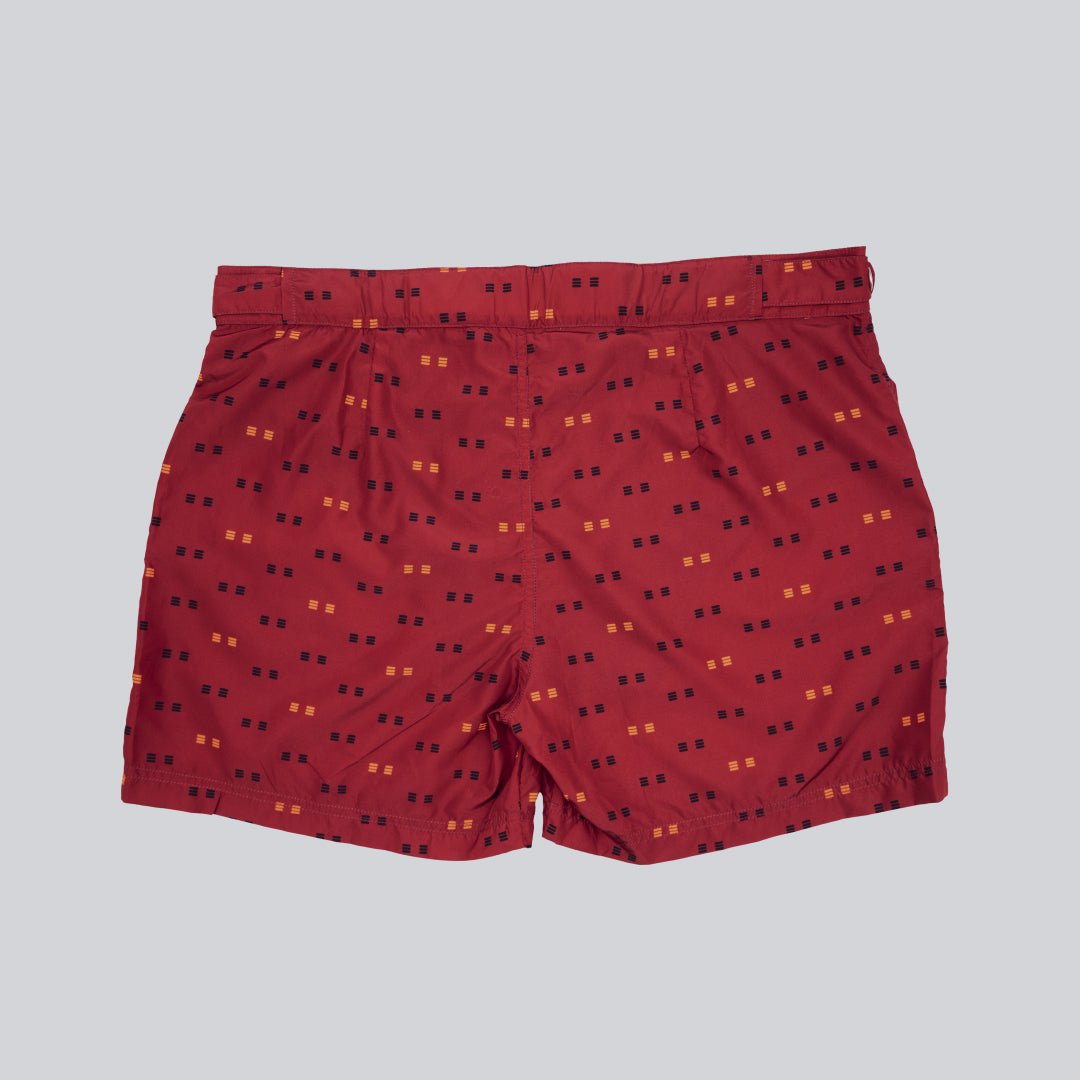 MÏAU Smart Short Cat Red Morango men's swim shorts