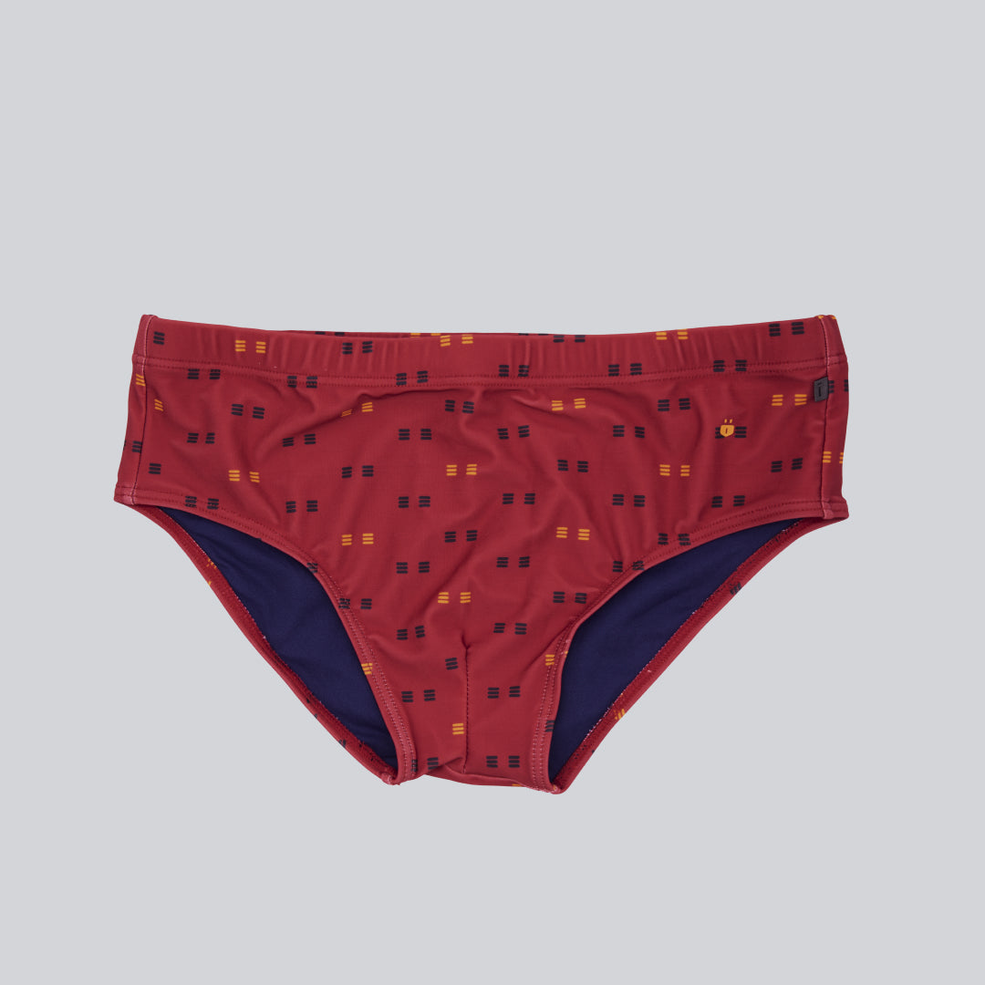 MÏAU Smart Brief Cat Red Morango men's swim brief
