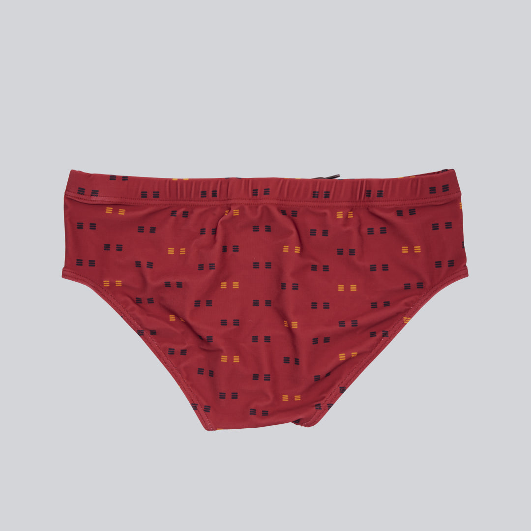 MÏAU Smart Brief Cat Red Morango men's swim brief