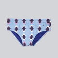 MÏAU Smart Brief Lines Blue Coaster men's swim brief