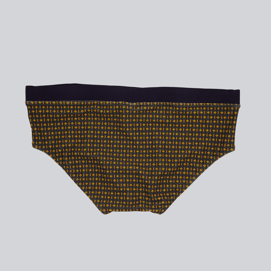 MÏAU Club Brief Tongue Orangerie men's swim brief