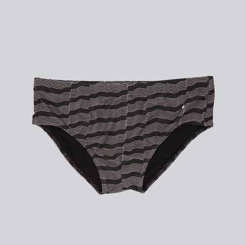 Smart Brief Lines Club Black swimsuit