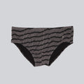 MÏAU Smart Brief Lines Club Black men's swim brief