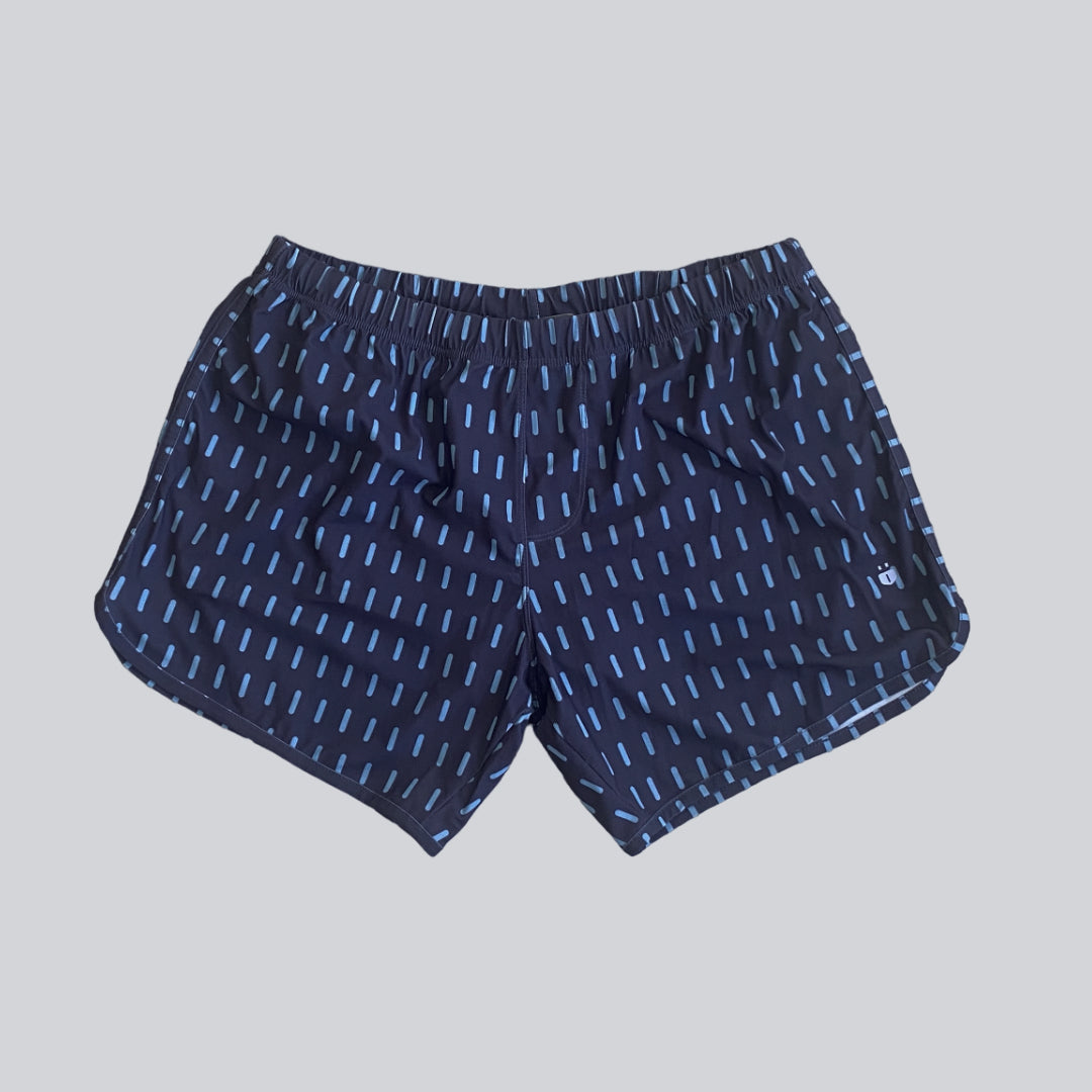 MÏAU Rocky Sport Short Tongue Infinity Blue men's swim shorts