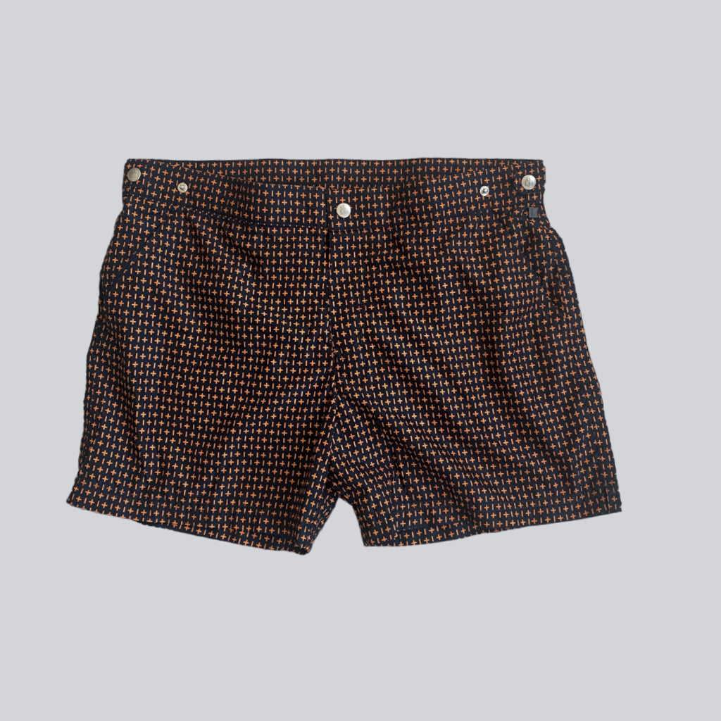 MÏAU Smart Short Tongue Orangerie men's swim shorts