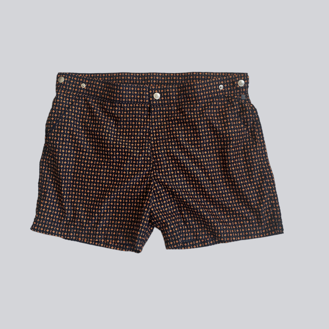 MÏAU Smart Short Tongue Orangerie men's swim shorts