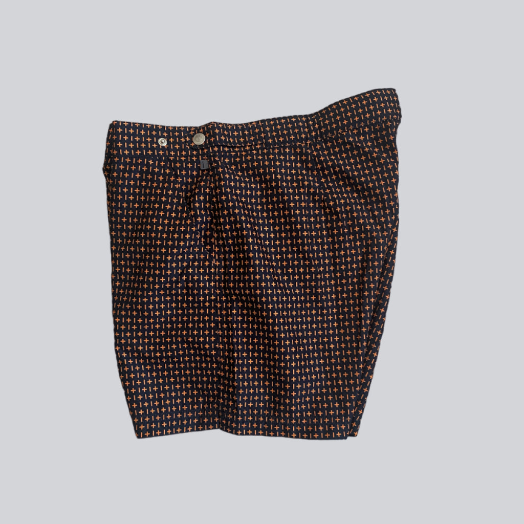 MÏAU Smart Short Tongue Orangerie men's swim shorts