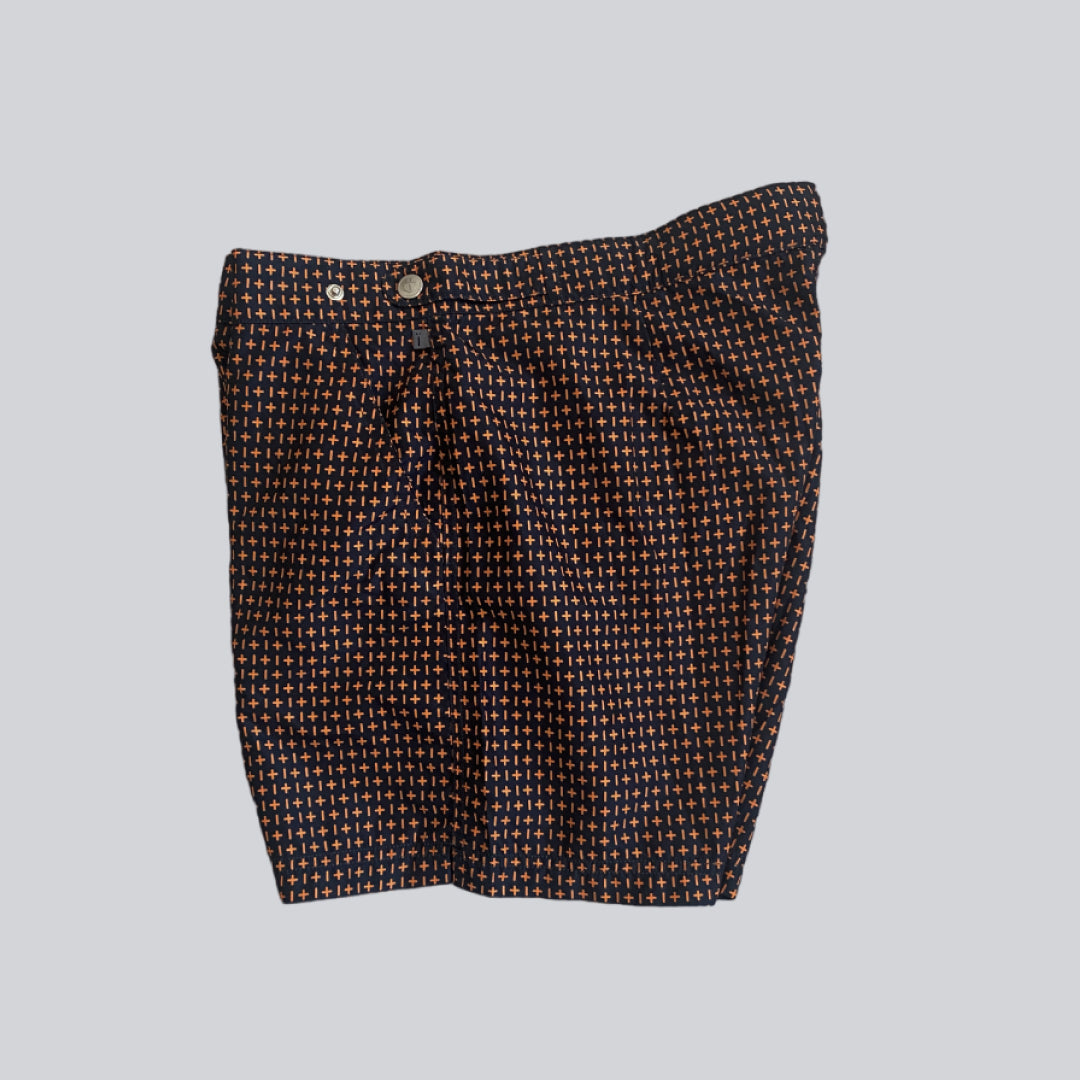 MÏAU Smart Short Tongue Orangerie men's swim shorts