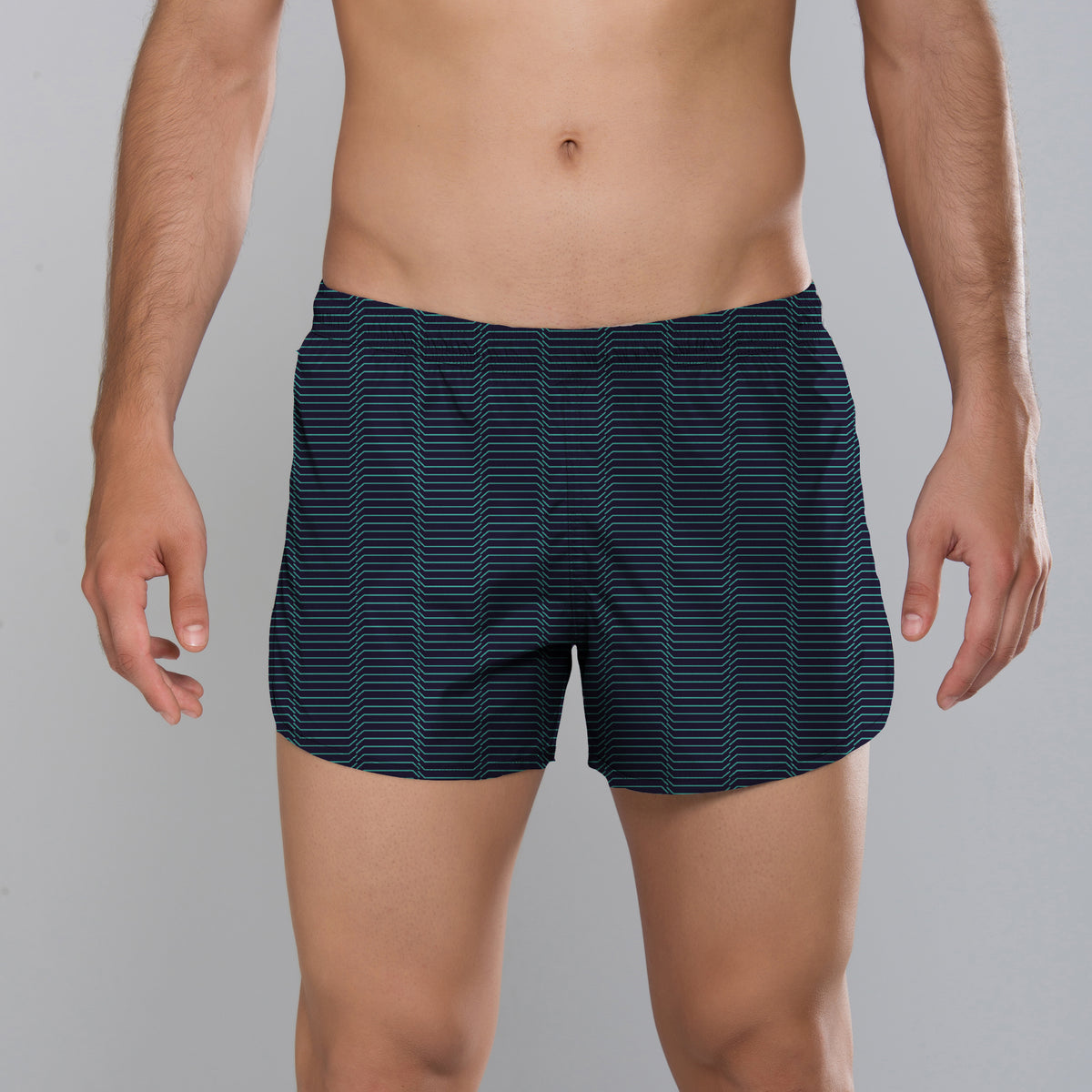 MÏAU Rocky Sport Short Line Infinite Blue men's swim shorts