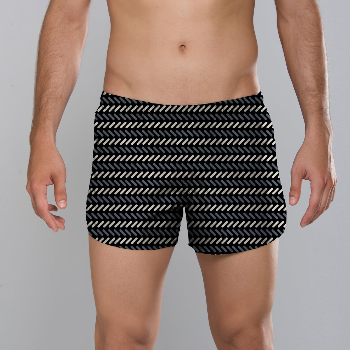 MÏAU Rocky Sport Short Tongue Mïau Grey men's swim shorts