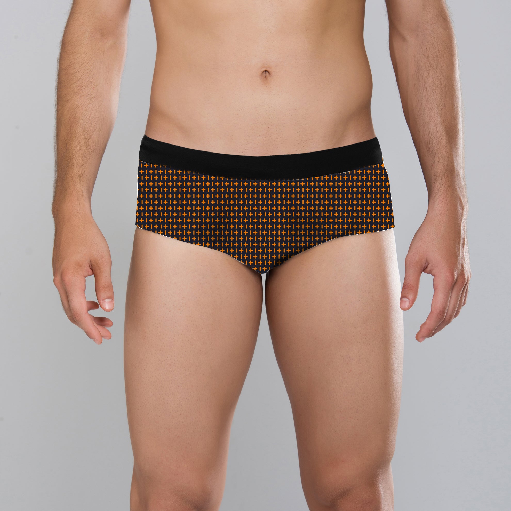 MÏAU Club Brief Tongue Orangerie men's swim brief