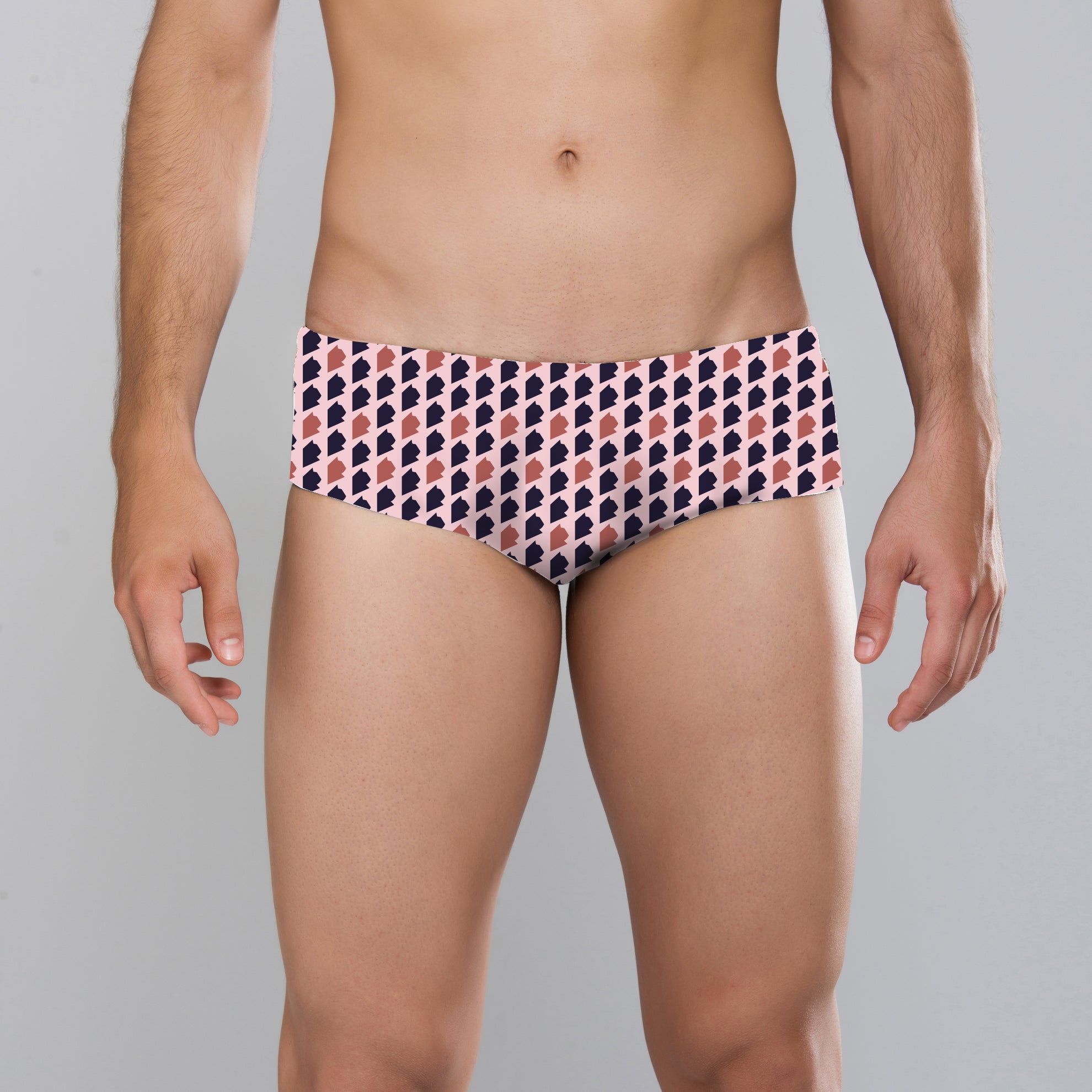 MÏAU Smart Brief Cat Kinky Pinky men's swim brief