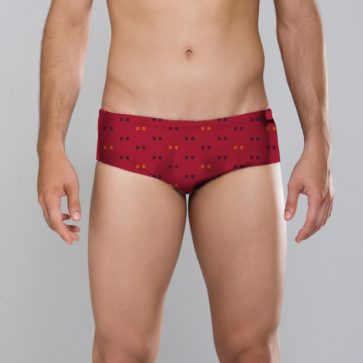 MÏAU Smart Brief Cat Red Morango men's swim brief