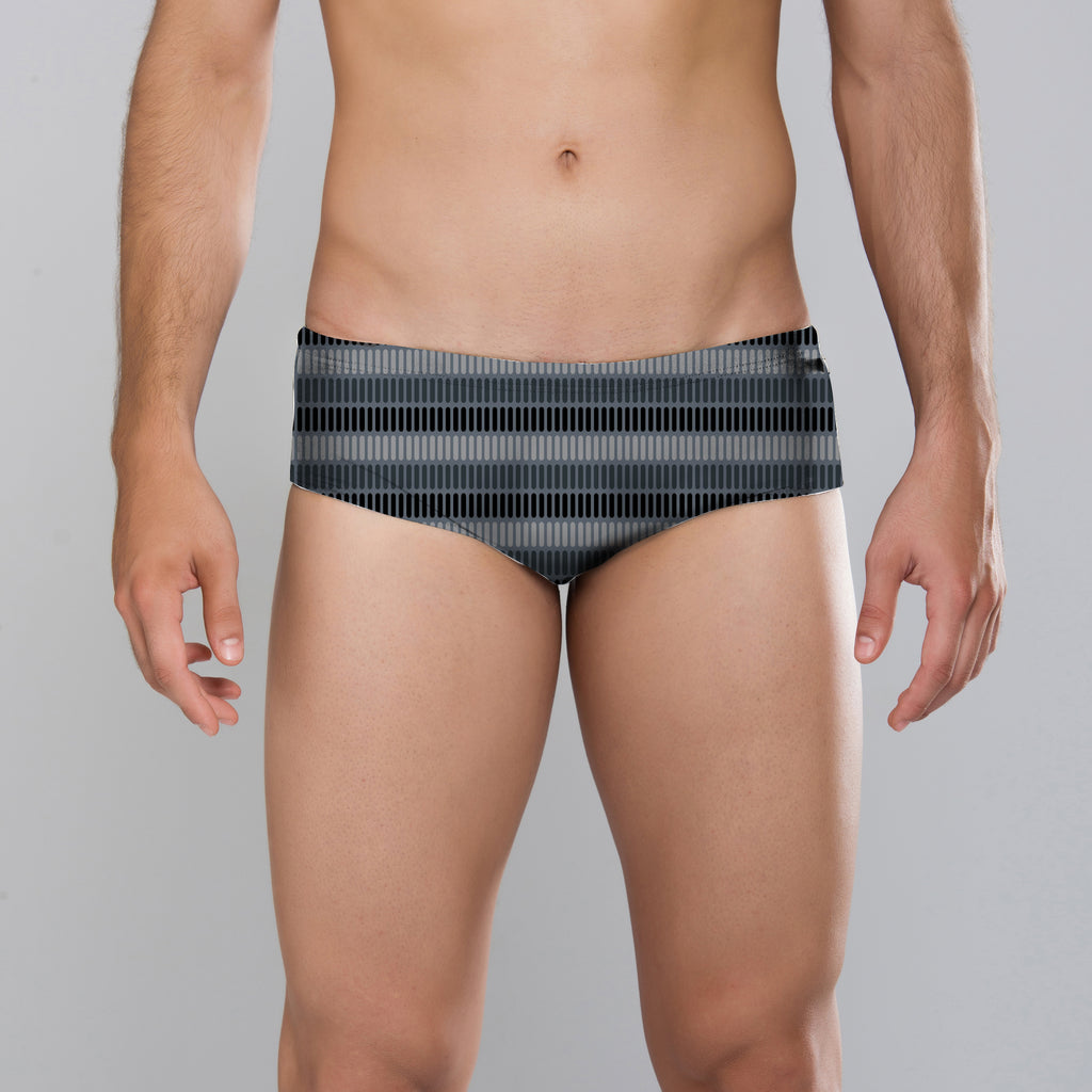MÏAU Smart Brief Tongue Grey men's swim brief