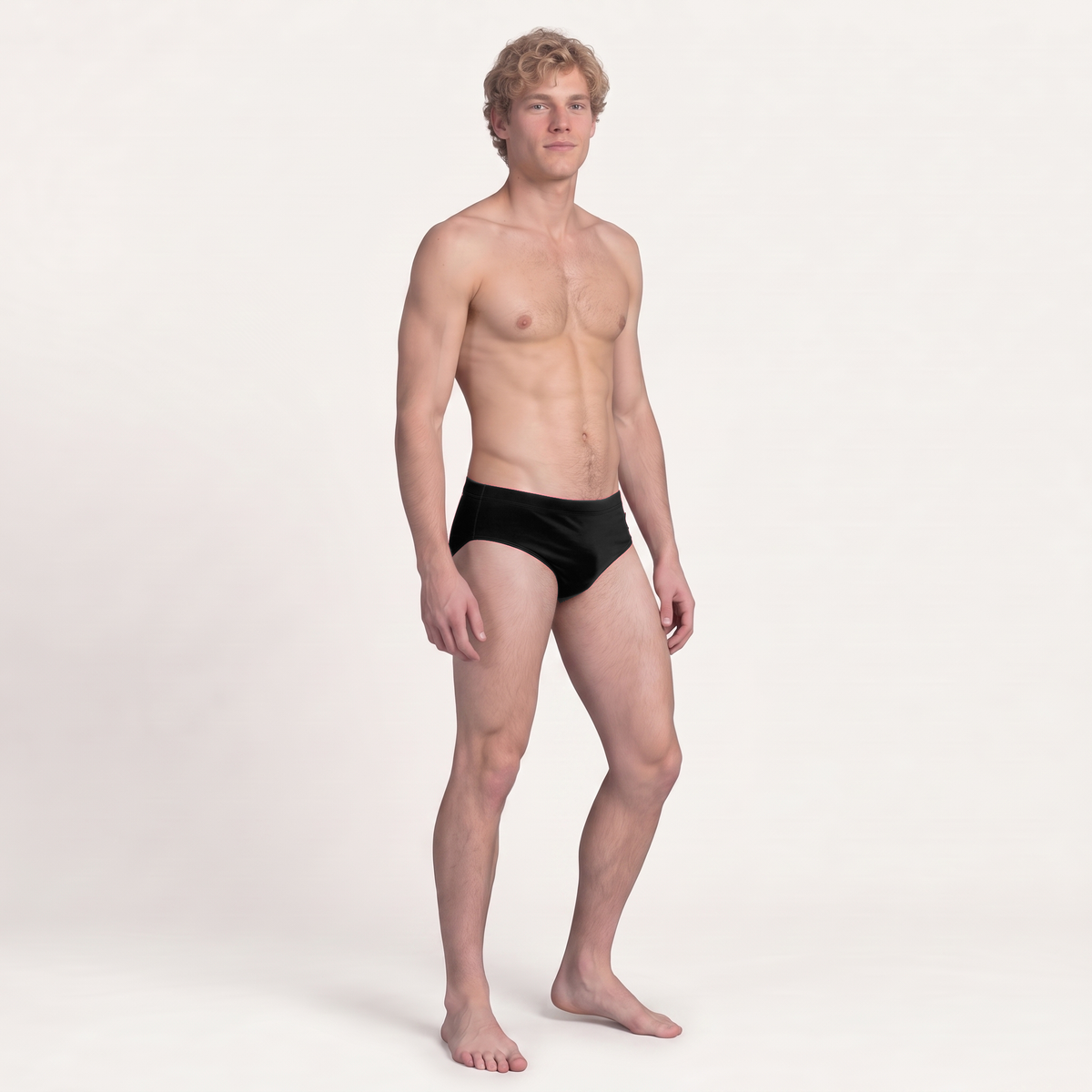 Smart Brief Colours Club Black — MÏAU men's swim brief