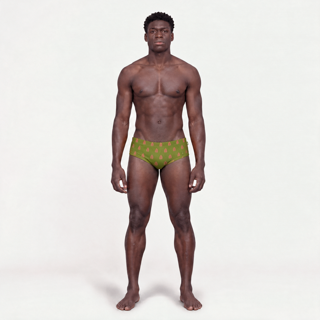 Smart Brief Sugarloaf Golf Green — MÏAU men's swim brief
