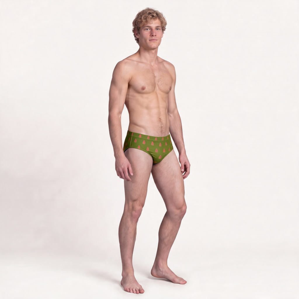 Smart Brief Sugarloaf Golf Green — MÏAU men's swim brief