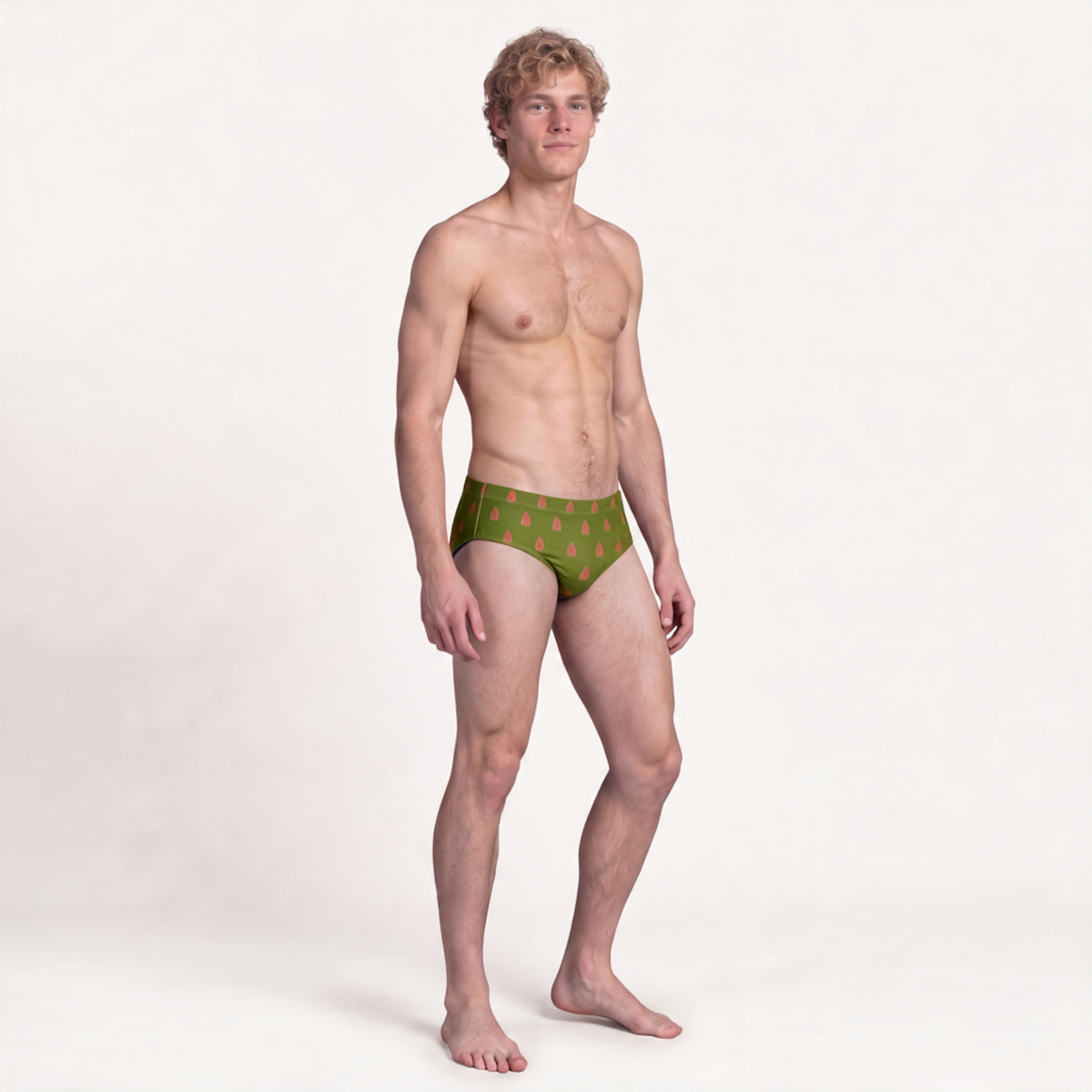 Smart Brief Sugarloaf Golf Green — MÏAU men's swim brief
