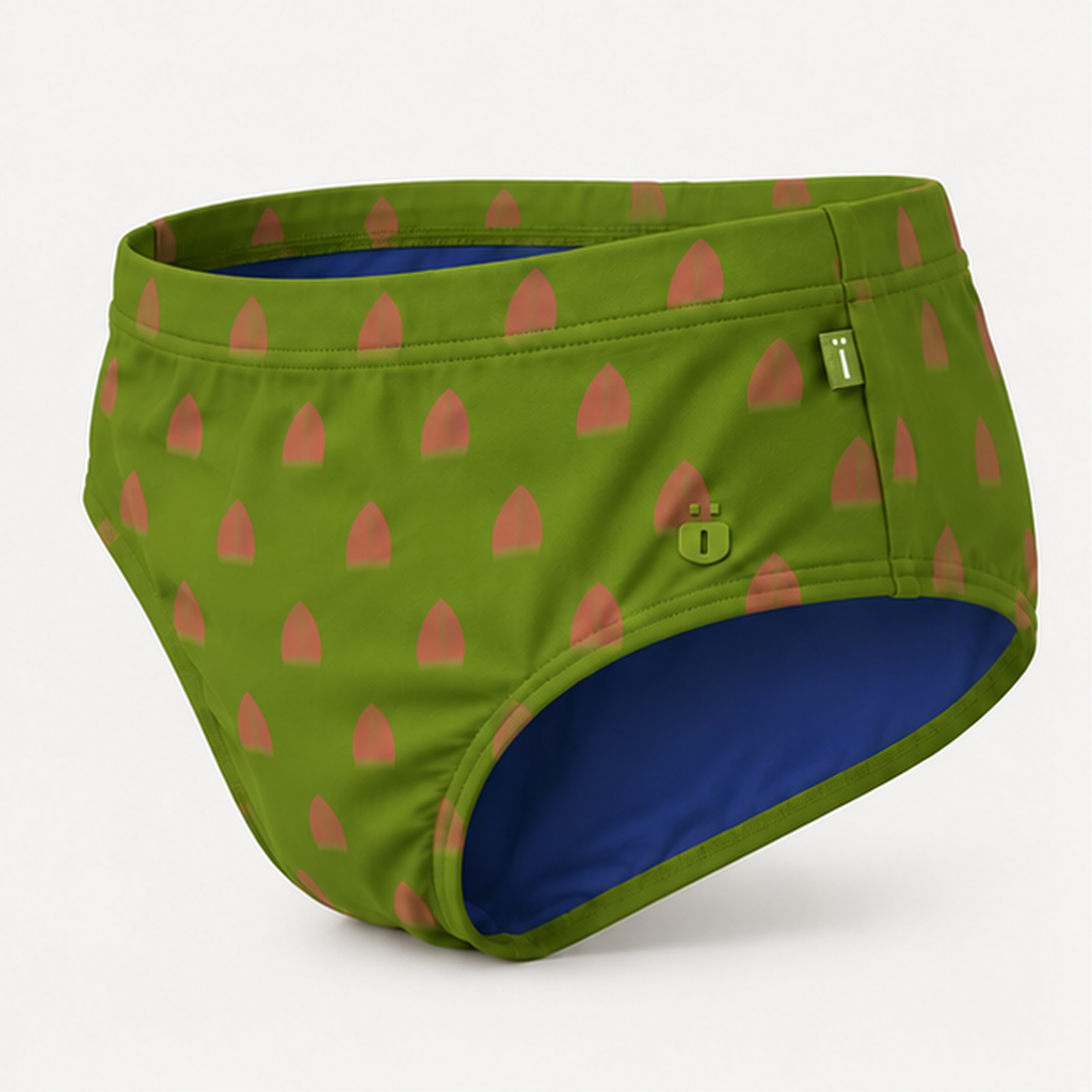 Smart Brief Sugarloaf Golf Green — MÏAU men's swim brief