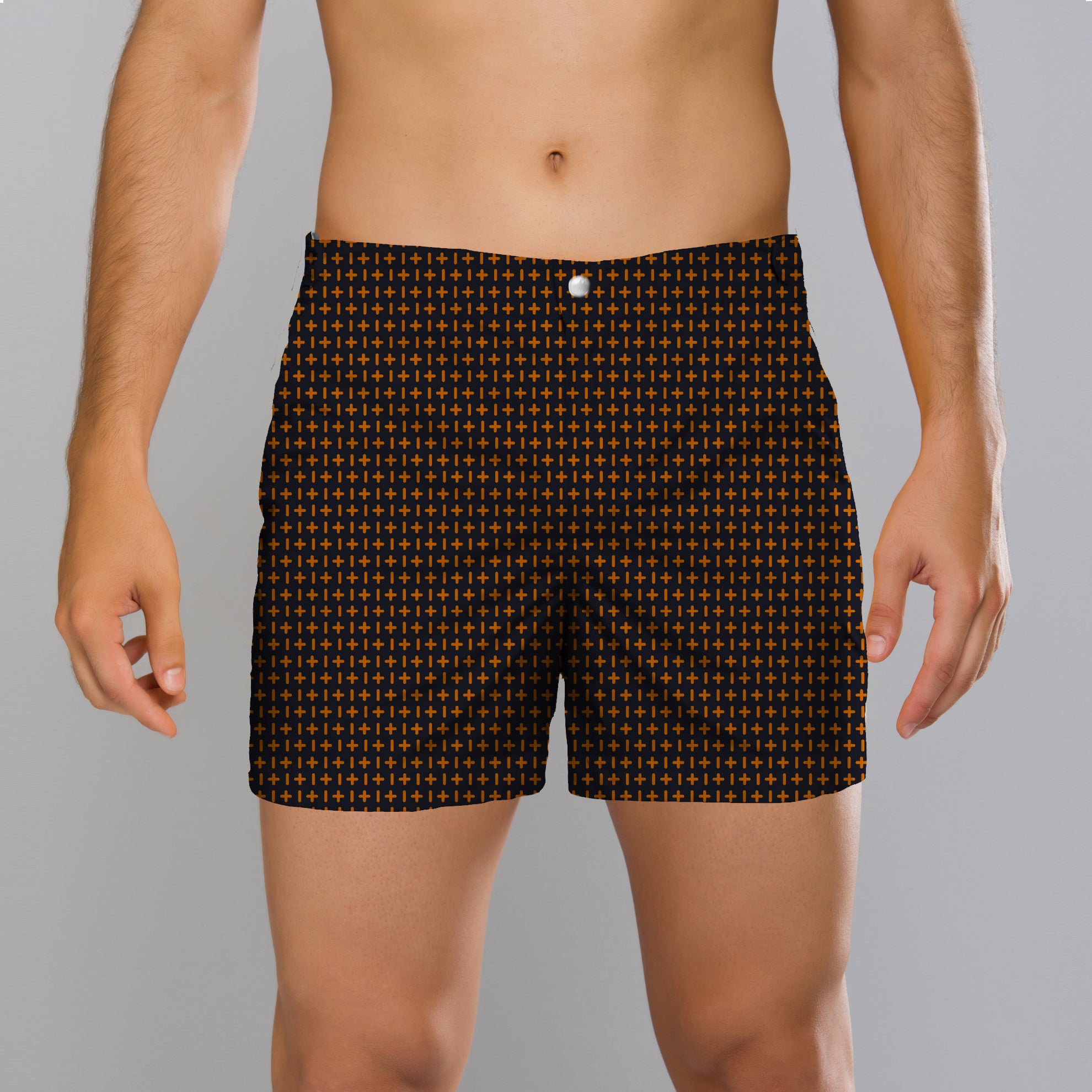 MÏAU Smart Short Tongue Orangerie men's swim shorts
