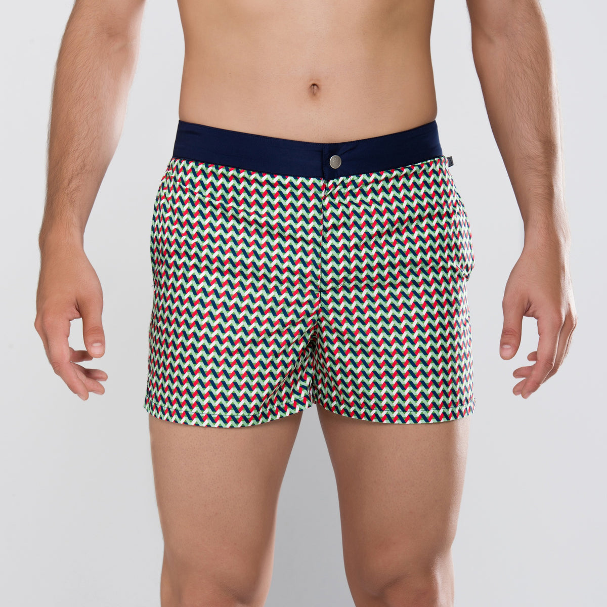 MÏAU Club Short Geo men's swim shorts