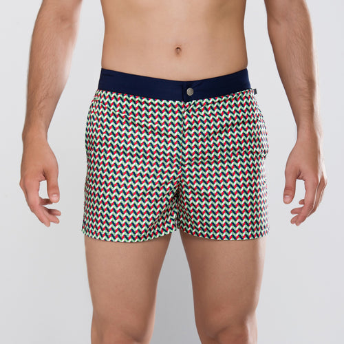 MÏAU Club Short Geo men's swim shorts