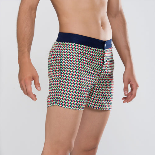 MÏAU Club Short Geo men's swim shorts