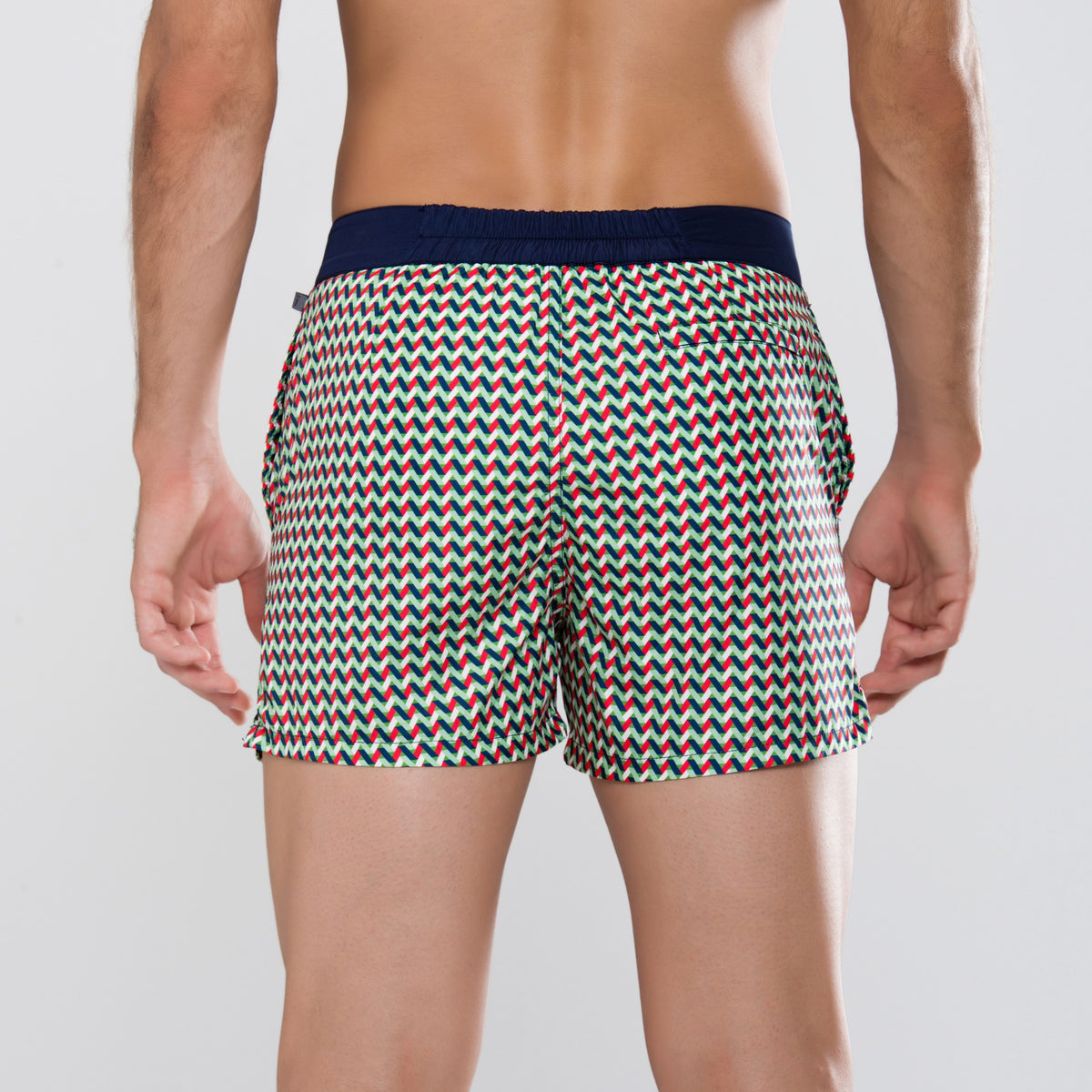 MÏAU Club Short Geo men's swim shorts