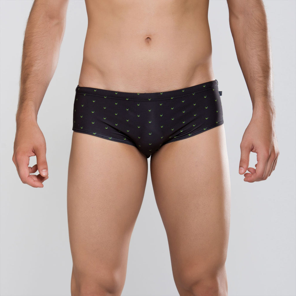 MÏAU Smart Brief Cats Club Black men's swim brief