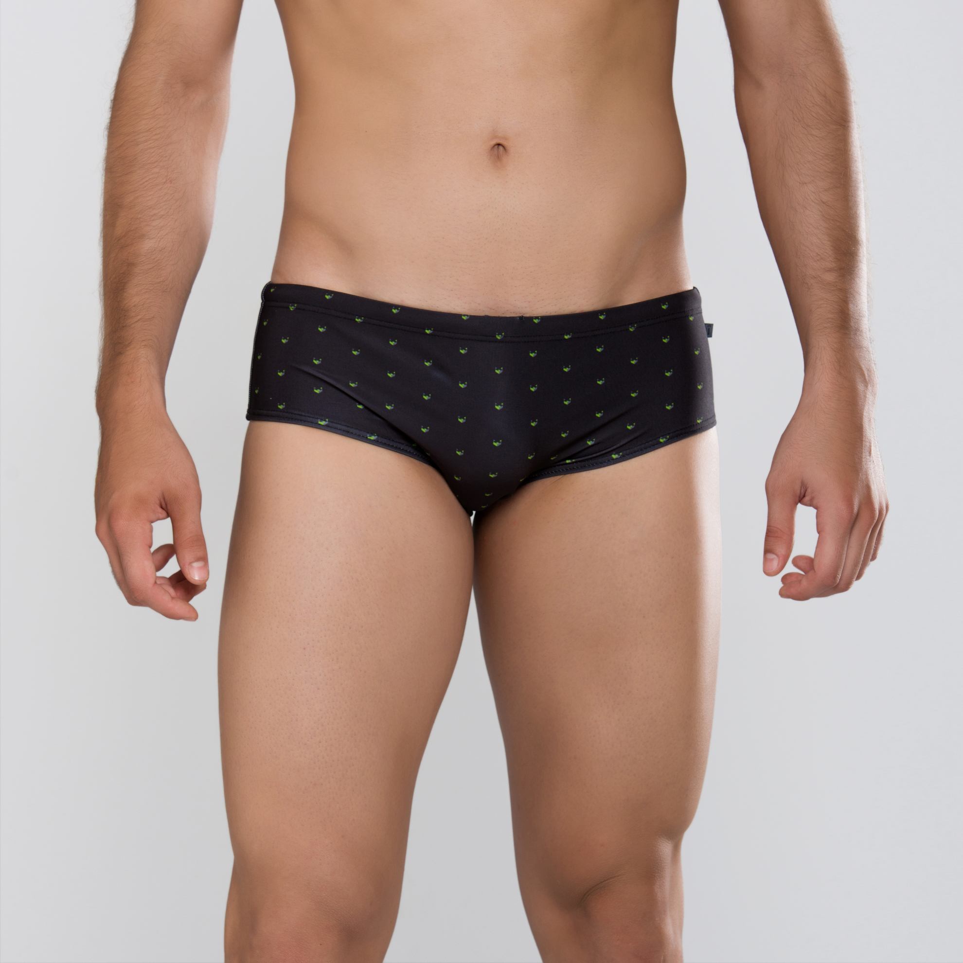 MÏAU Smart Brief Cats Club Black men's swim brief