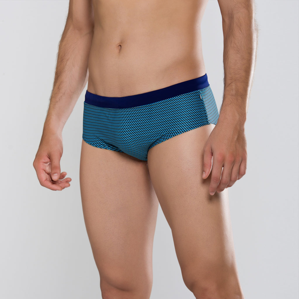 MÏAU Club Brief Geo men's swim brief