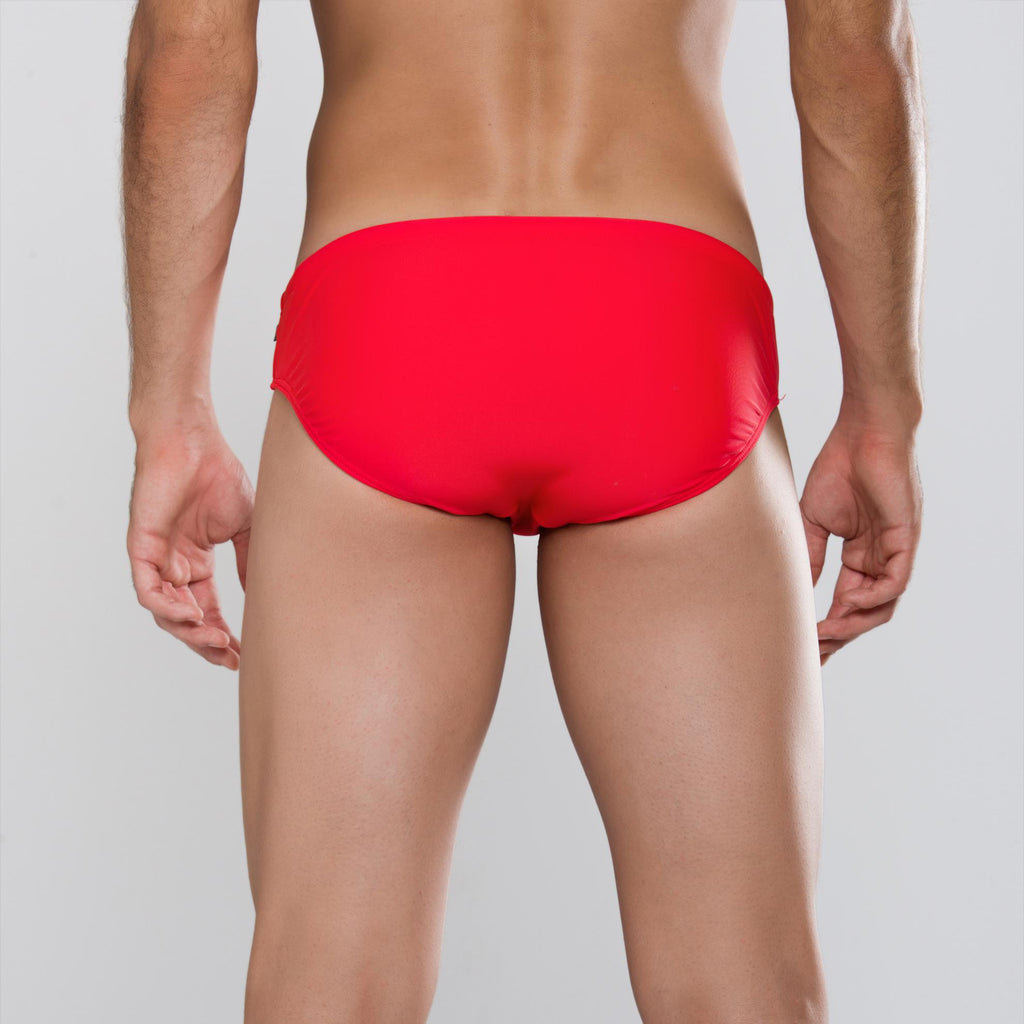 MÏAU Sport Brief Colours Smoothy Red men's swim brief